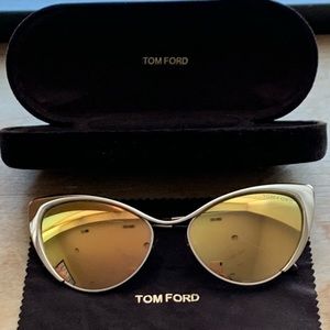 Tom Ford Nastaya gold sunglasses